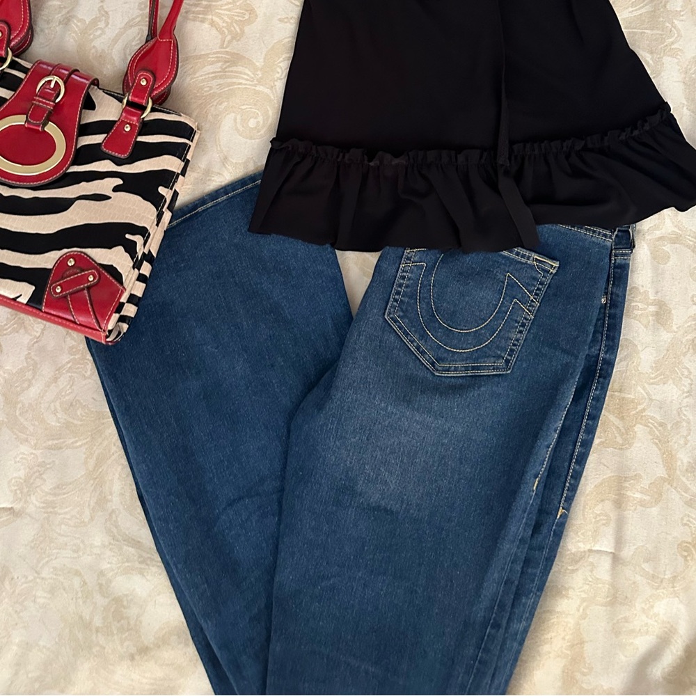 True Religion Flare Jeans – Y2K Revival Style